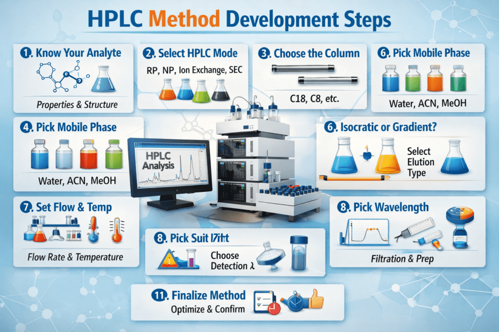 HPLC Method Development Steps - Carbonmethanol
