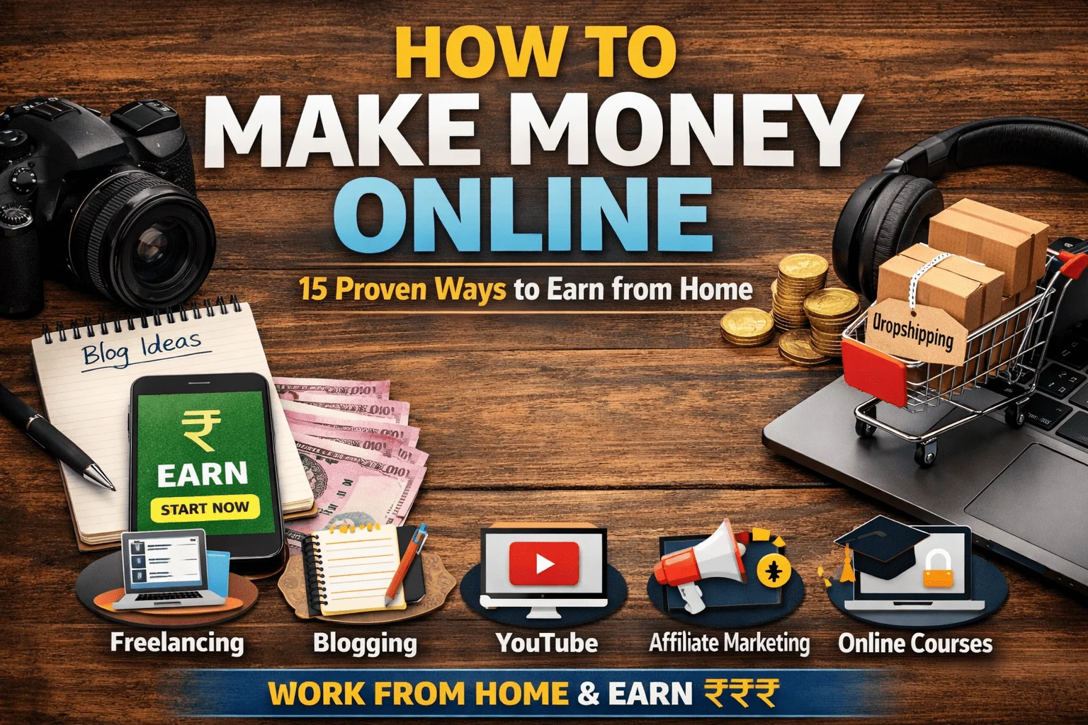 How to make money online